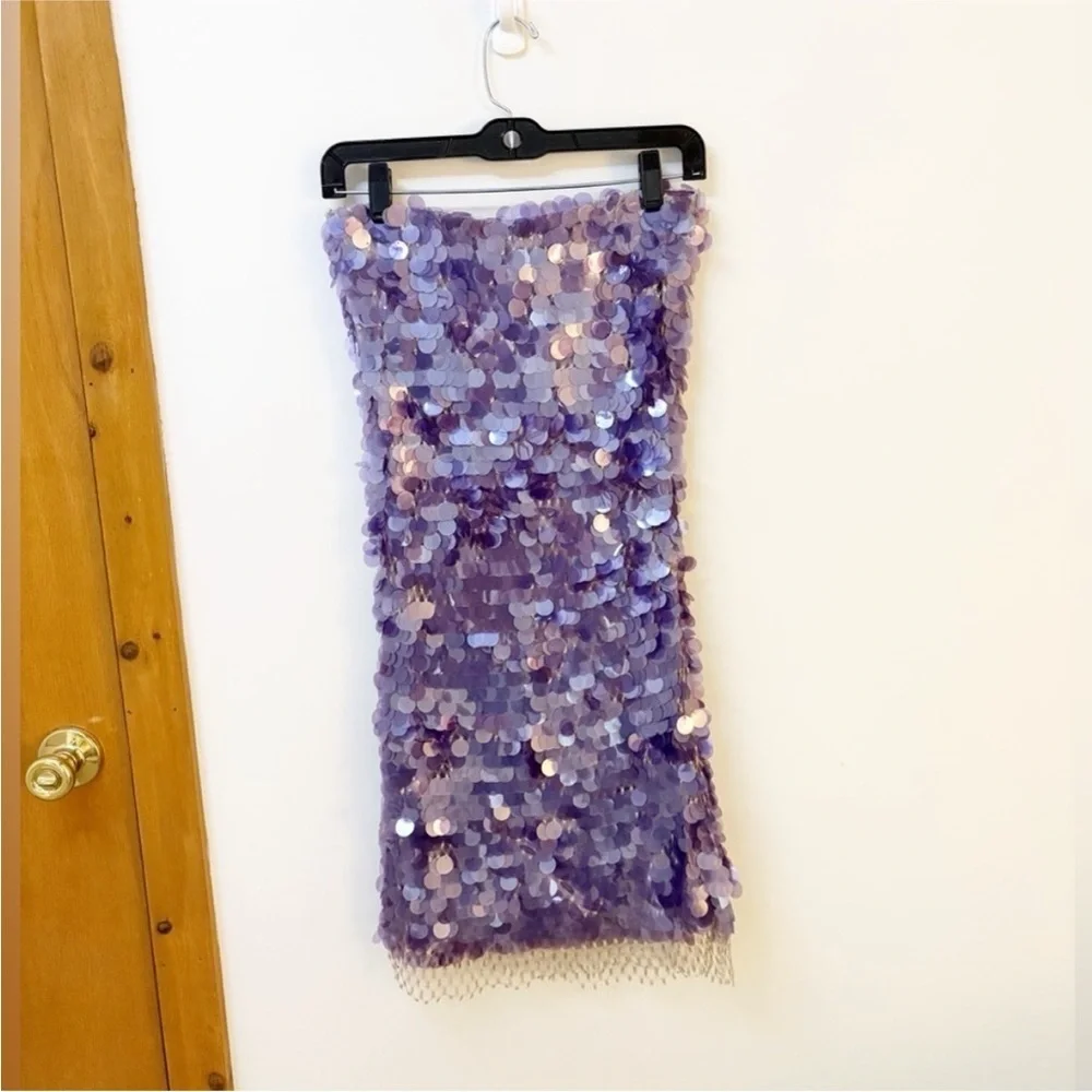 Tory Burch Sequin Shell Skirt